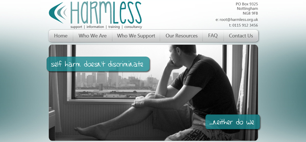 Harmless Website Design