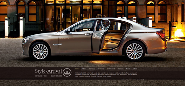 Style-Arrival Website Design